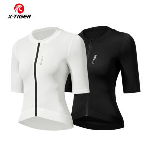X-TIGER Womens Cycling Jersey Breathable Mesh Fabric Short Sleeve Shirt UV Protection UPF50+ MTB Road Bike Cycling Top
