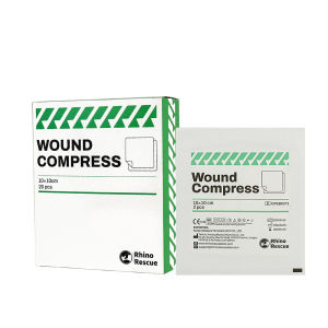 Rhino Rescue Large Sterile Gauze Pads 4x4in Sterile for Wounds Bulk 8ply Woven Gauze Sponges  Gauze Pads Sterile Home Camping