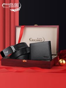 Crocodile | Men Accessories Gift Box belt and wallet