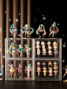 Modern Minimalist Acrylic Display Cabinet for Anime Models Gundam Toys Collectibles Home Use Blind Box Doll Showcase