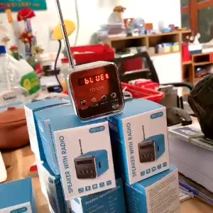 Loa bluetooth mini TD-V26 nhỏ gọn trong lòng bàn tay