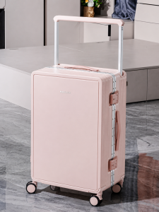 MANLVSHI | Wide Handle Stylish Check-in Suitcase