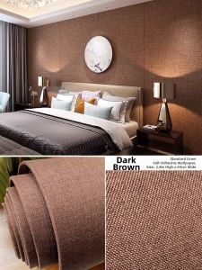 ZHIBA | Self-adhesive Waterproof Thickening Linen Wall Cloth