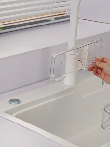 SG Stock New Kitchen Sink Countertop Storage Rack PET Sponge Cloth Drainage Holder Drain Basket