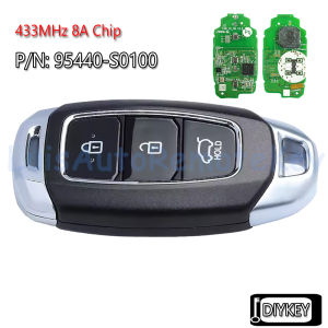 3 Buttons OEM Board Smart Remote Car Key Fob 433MHz 8A Chip for Hyundai l30 N 2022 2023 P/N: 95440-S0100 FCC ID: SYEC3FOB1608