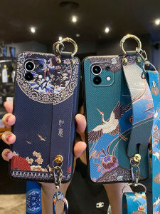 เคสโทรศัพท์ซิลิโคนสำหรับ Xiaomi 11 พร้อมสายสะพายข้างแบบมีซิป ป้องกันเลนส์เต็มจอ ดีไซน์ใหม่สำหรับผู้หญิง