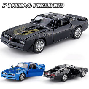 ขนาด1:36รถโลหะผสม Pontiac Firebird โมเดลรถ Diecast คนรักคอลเลกชันวันเกิดสำหรับเด็กของขวัญโลหะของเล่นของเด็กผู้ชาย