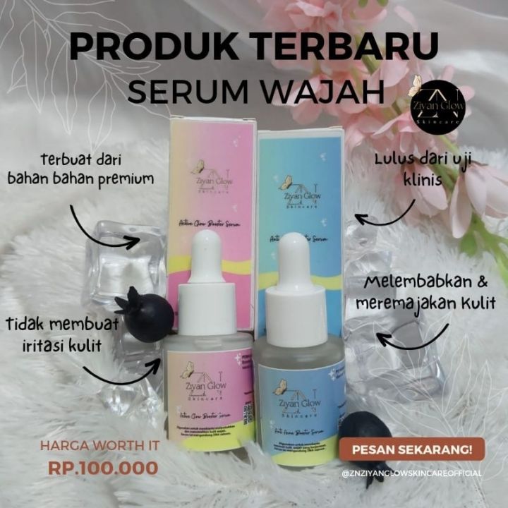 ZIYAN GLOW PENGGANTI N'GLOW SERUM ACNE & NORMAL100% ORIGINAL BPOM/HALAL