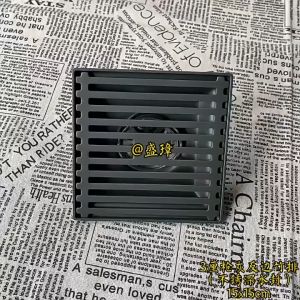 304 Stainless Steel Black Floor Drain 201 Floor Trap Grating with Filter Strainer Anti Cockroach Anti Odor Bathroom Drain
