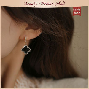 Beauty Woman Classic Clover Drop Earrings With Zircon Four-leaf Clover Dangle New Exquisite Minority Ear Ring Date Party Earrings Jewelry Gifts