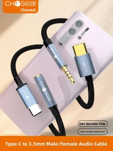 Choseal | Dây Cáp Type-C sang 3.5mm Audio