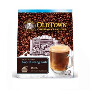 OLDTOWN Kopitiam Smooth Roast Kopi Less Sugar Malaysia (15 sachet)