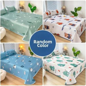 JIFANPAUL | Cooling Silky Bed Sheet Set for Single Dorm Beds