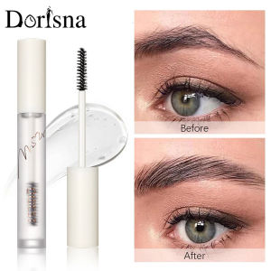 Dorisna Clear Eyebrow gel Transparent Brows Wax Waterproof Long-Lasting With 3D Brush Brow Styling Gel For Eyebrows Womens Cosmetics