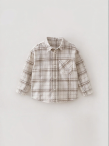 Marc&Janie | Vintage Plaid Childrens Cotton Shirt