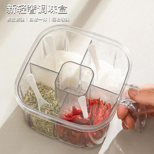 Hộp Đựng Gia Vị Nhà Bếp Dùng Cho Gia Đình Và Thương Mại Hộp Đựng Gia Vị Chống Thấm Nước Hộp Đựng Gia Vị Cao Cấp Hộp Đựng Gia Vị Bốn Trong Một