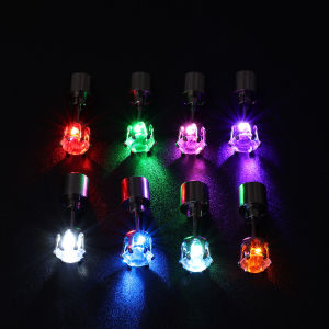 Đầy màu sắc LED sáng Studs vuông bông tai đá zicon Nam Nữ Bar Rave tiệc cưới Bông tai đinh tán đồ trang sức đầy màu sắc phát sáng Bông tai