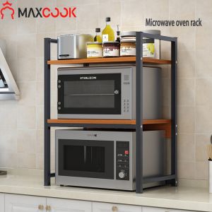 Maxcook 2/3 Layer Kitchen Storage Rack Oven Rack Microwave Oven Rack kitchen seasoning Organizer