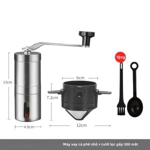 MONGDIO | Máy Xay Cà Phê Bằng Tay Inox Nhỏ