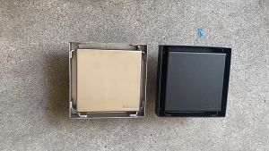 Square Floor Drains 10X10cm Invisible Tile Insert Anti-odor Floor Drains Removable Cover For Bathroom