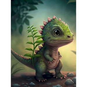 Oil Painting By Numbers Dinosaur Pattern DIY Number Drawing Canvas Pictures By Numbers Home Decor Large Size