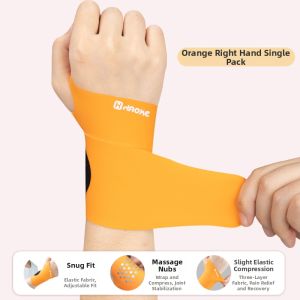Sport Sweat Absorbent Tendonitis Injury Protection Wrist Brace