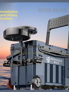 2025 New Multifunctional Fishing Box Ultra-light Fishing Gear Set with Wheels Full Kit No Installation Required Fish Bucket