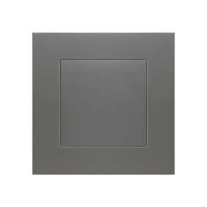 Decorative Blank PC Plastic Deep Space Grey 86 Type Switch Socket Panel Cover Cover for Fiko Brand Single Pole Switch Socket Set