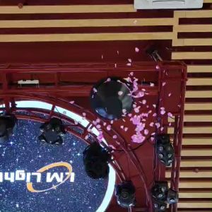 LM Wedding petals machine automatic Flower scattering machine wedding Sprinkle petals prop stage bar Spray paper glitter