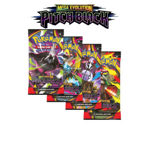 Bandai | 12 Packs Pokémon TCG: Mega Evolution-Pitch Black Booster Bright Stars 151 Prismatic Evolutions English Reinforcement Card Gift