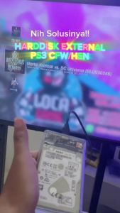 HDD HARDDISK EKSTERNAL UNTUK PS3 PLAYSTATION3 CFW DAN HEN FILE ISO