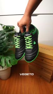 Vegeto Sepatu Futsal Askara Black Green: Sepatu Olahraga Berkualitas Tinggi