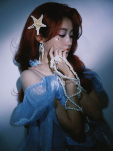 Natural Shell Star Clip Hair Accessories by Relaxing Holiday Mini Fresh Style Side Clip Not Tessellated Material