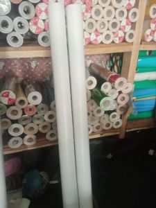 skotlet putih dop tinggi bahan 100x13meter paketan bahan lebar cocok untuk media akurium lebar.atau media mobil