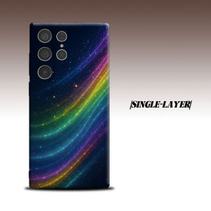 Rainbow Glitter Galaxy For Samsung Galaxy S26 S25 S24 A56 A36 Dual Layer Luxury Fashion Full Lens Protective Case