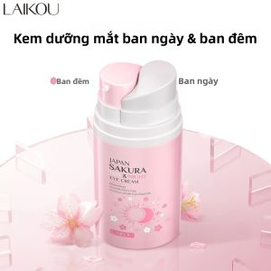 Kem Dưỡng Mắt LAIKOU Sakura 20g Dưỡng Ẩm Ngày Và Đêm Serum Trị Quầng Thâm Giảm Bọng Mắt Làm Tươi Mát Săn Chắc Da Vùng Mắt Dành Cho Nữ
