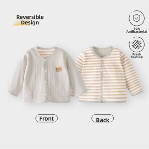 TONGLIANCHUXIN | Baby Breathable Knit Cardigan For Spring and Autumn Outdoor Wear