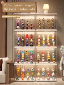 Kotak Display Figure & Bricks: Desain Unik & Magnetik