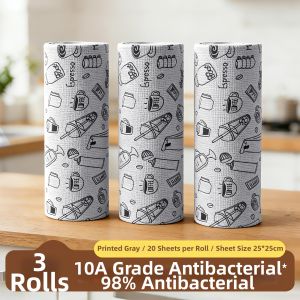 DINGQING | Thick Disposable Dishcloth Kitchen Wet and Dry Use