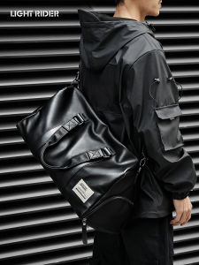 กระเป๋าฝึกซ้อมไนลอน Light Rider สําหรับผู้ชาย กระเป๋าเดินทางแฟชั่นอินเทรนด์สปอร์ตพร้อมกระเป๋าซิปสําหรับเยาวชน