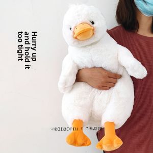 Saite Dudu Lazy Big Yellow Duck Lying Dull White Goose Stuffed Doll Duck Holding Sleeping Doll Doll Gift