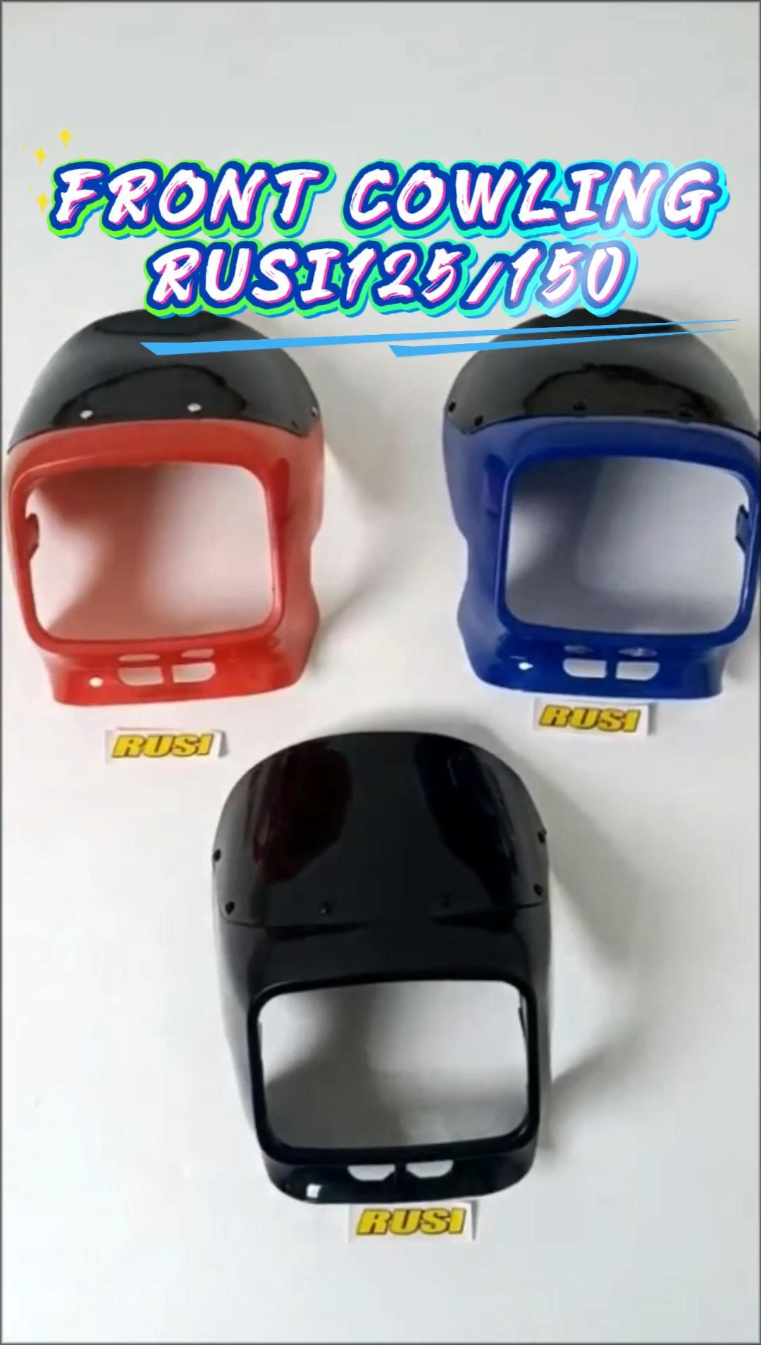 RUSI 125/150 FAIRINGS HEADLIGHT COVER FRONT COWLING FOR MOTORCYCLE ACCESSORIES