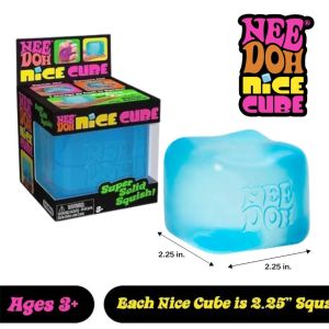 Schylling Needoh Sensory Stress Reliever Fidget Tool for Anxiety &Focus Desk Sensory Cube for Adults & Anti-Anxiety Squeeze