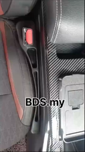 2PCS PERODUA NEW ALZA Seat Gap Filler PU Leather Key Phone Storage Holder Side Seam Plug Strip