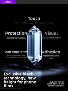 Lisen | Full Coverage Explosion-Proof Scratch-Resistant Ultra Clear Phone Protection Film