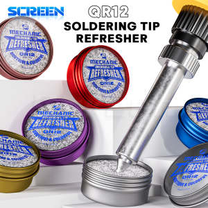 MECHANIC QR12 Soldering Tip Refresher Non-stick Quick Fix Black Remove Tin Solder Cream Clean Paste Oxide Solder Iron Tip Repair