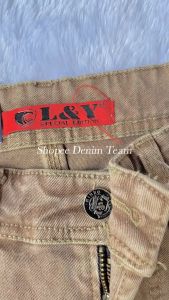 Highwaist Jeans Cutbray Wanita Stretch