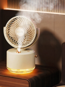 Portable Mini Spray Fan USB Desktop Air Conditioner Two-In-One Student Office Fan Spray Cooler Air Conditioning Essential 1307
