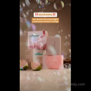 mCaffeine Brightening Tan Removal Soap - 1% Kojic Acid & Glutathione -Pack of 3x100g