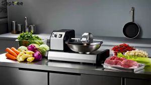 Máy băm thịt và rau củ quả tự động công nghiệp dùng cho nhà hàng và khách sạn. Thương hiệu Mỹ cao cấp Septree - GJ805